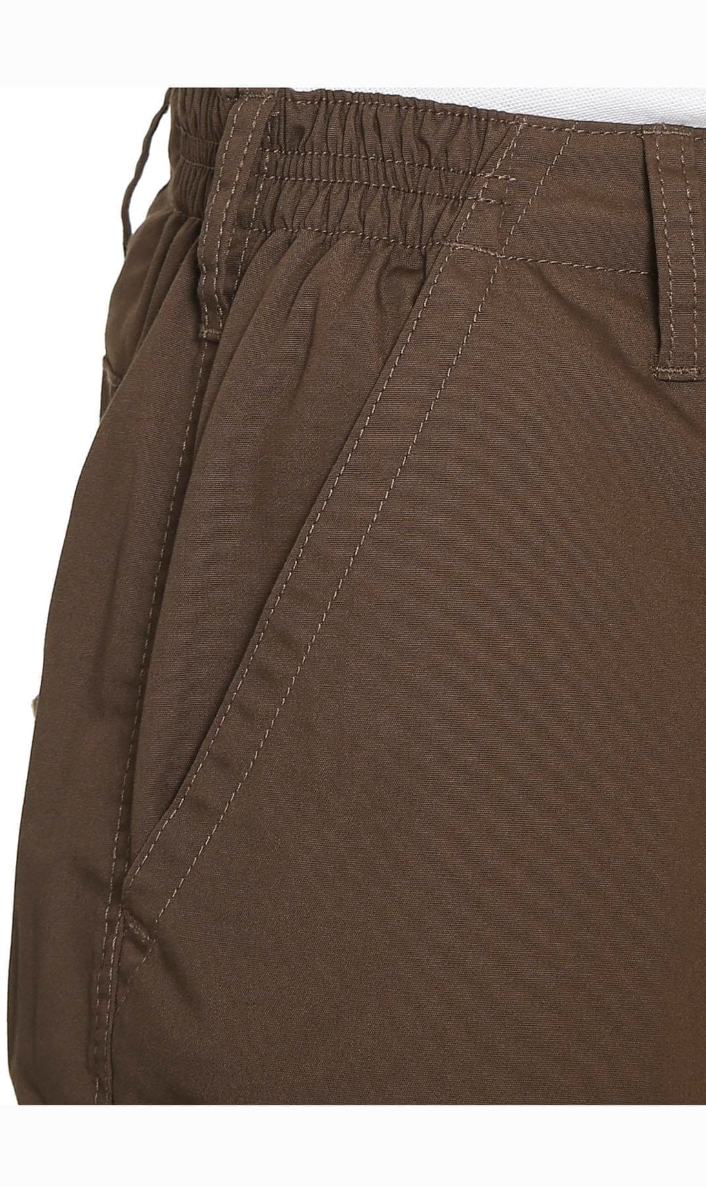 Elastic Waist Cargo Shorts