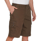 Elastic Waist Cargo Shorts