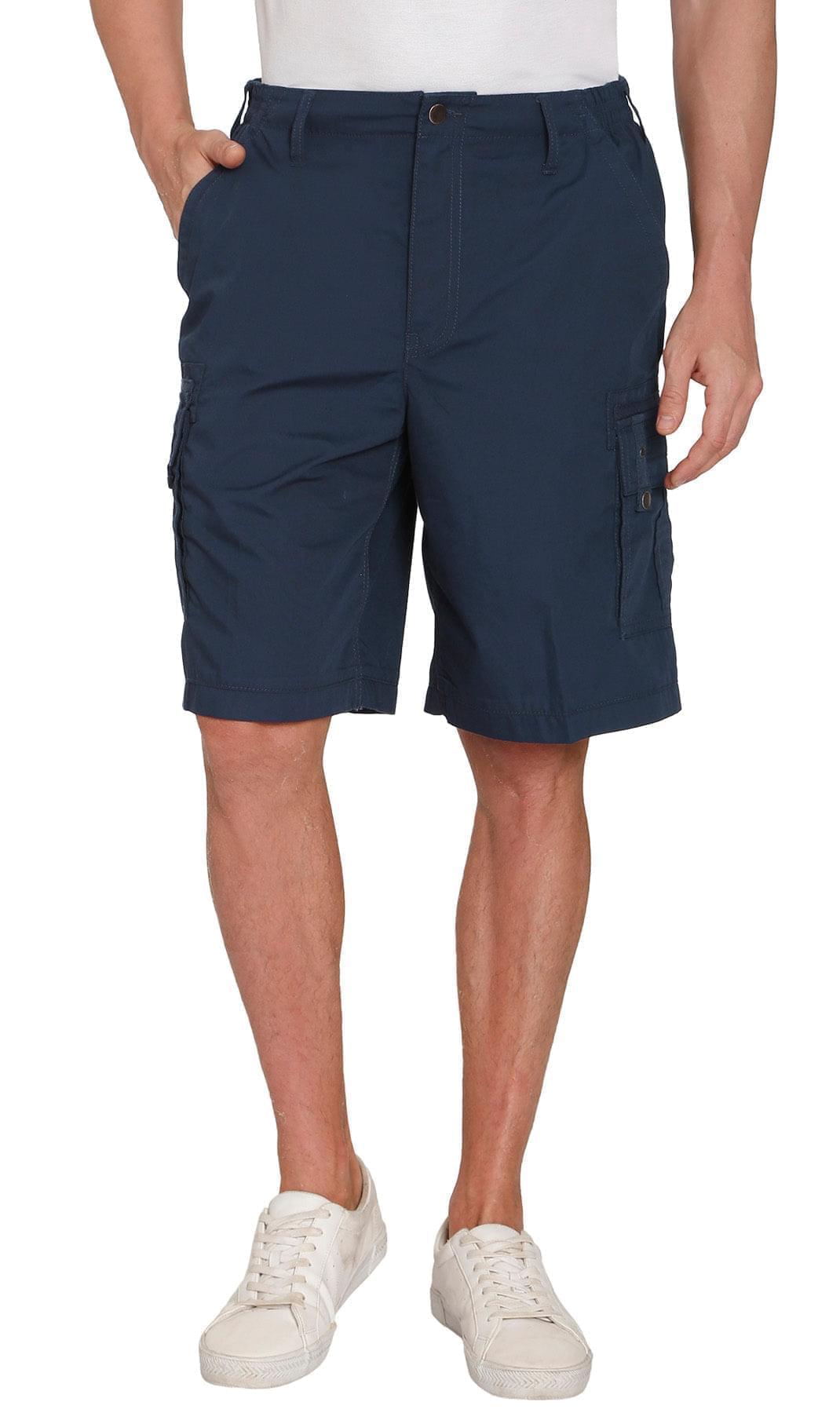 Elastic Waist Cargo Shorts