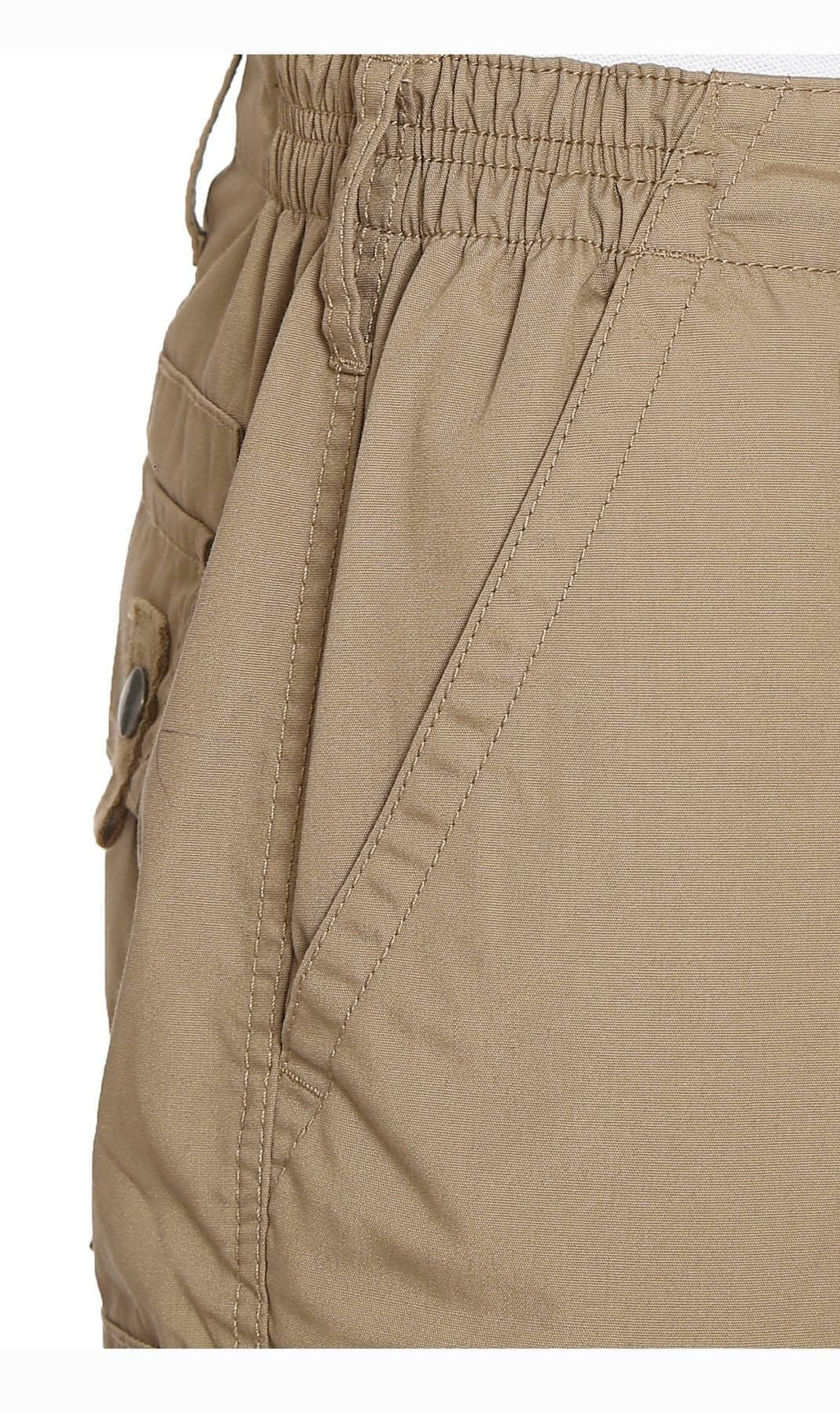 Elastic Waist Cargo Shorts