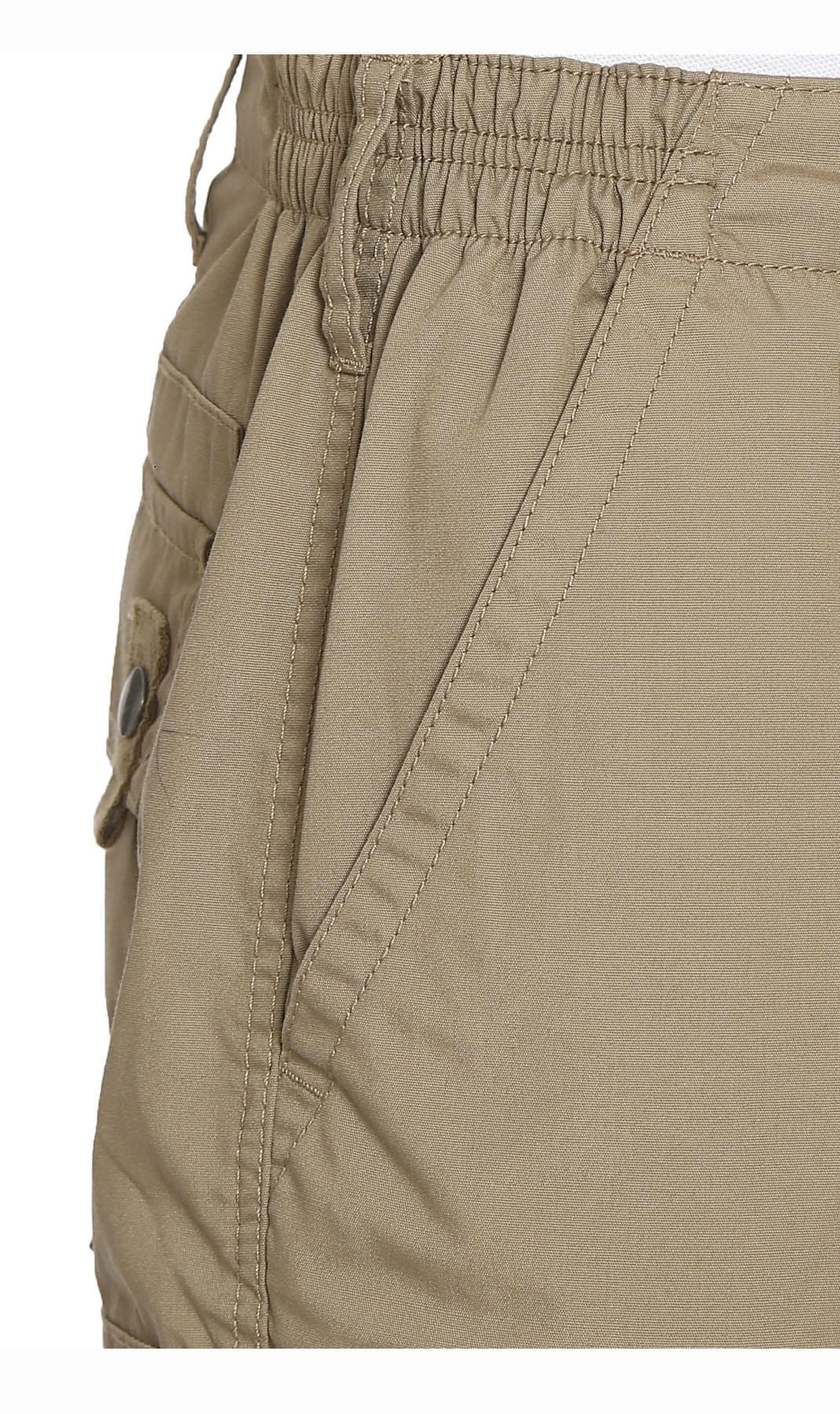 Elastic Waist Cargo Shorts