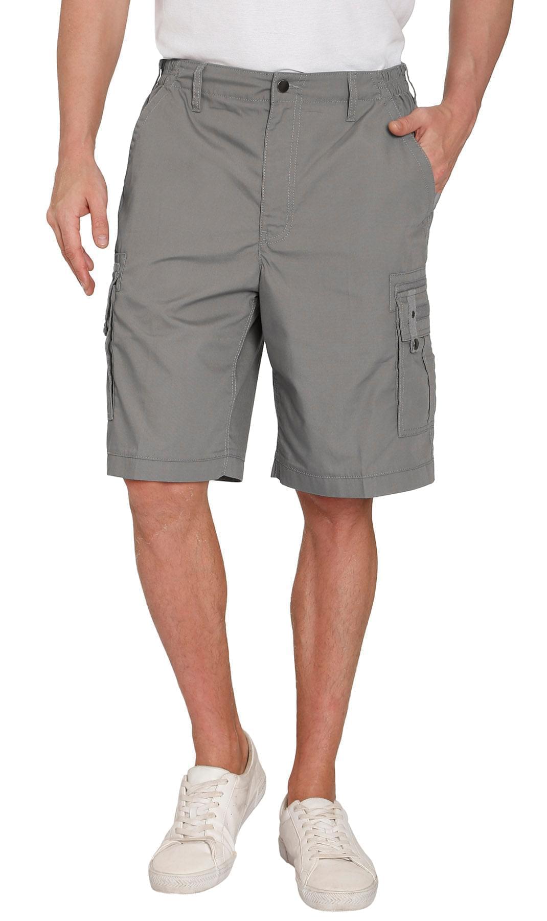 Elastic Waist Cargo Shorts