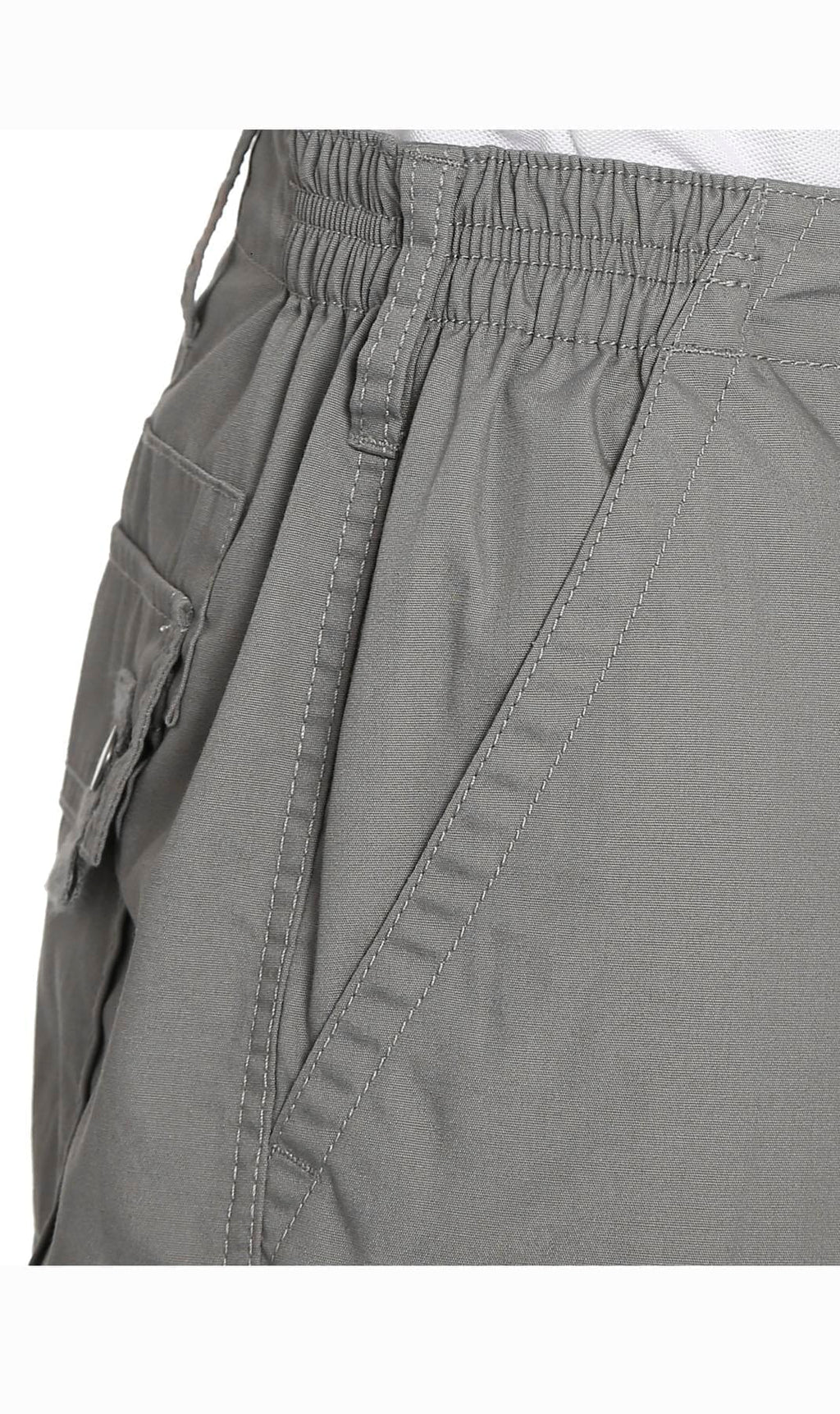 Elastic Waist Cargo Shorts
