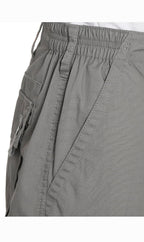 Elastic Waist Cargo Shorts