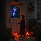 AtmosFX Halloween Digital Decoration USB - Monster Bash USB + 48" x 72" Projection Screen