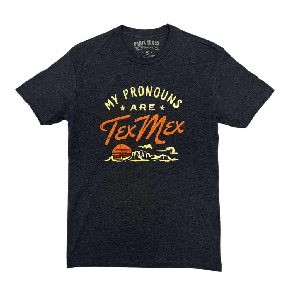 Tex-Mex Graphic Charcoal T-Shirt