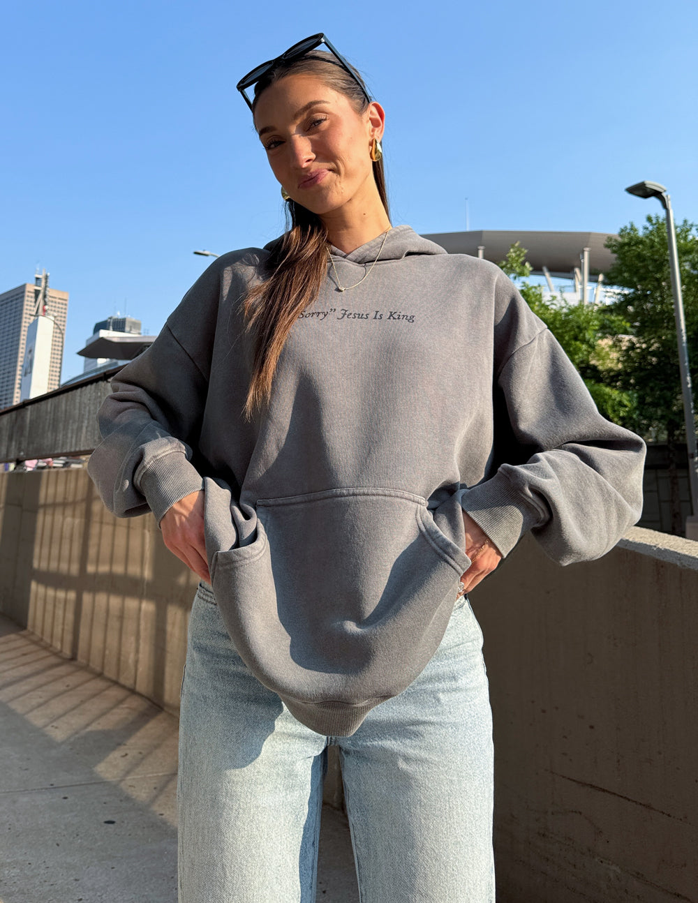 Not Sorry — Jesus Is King Unisex Hoodie