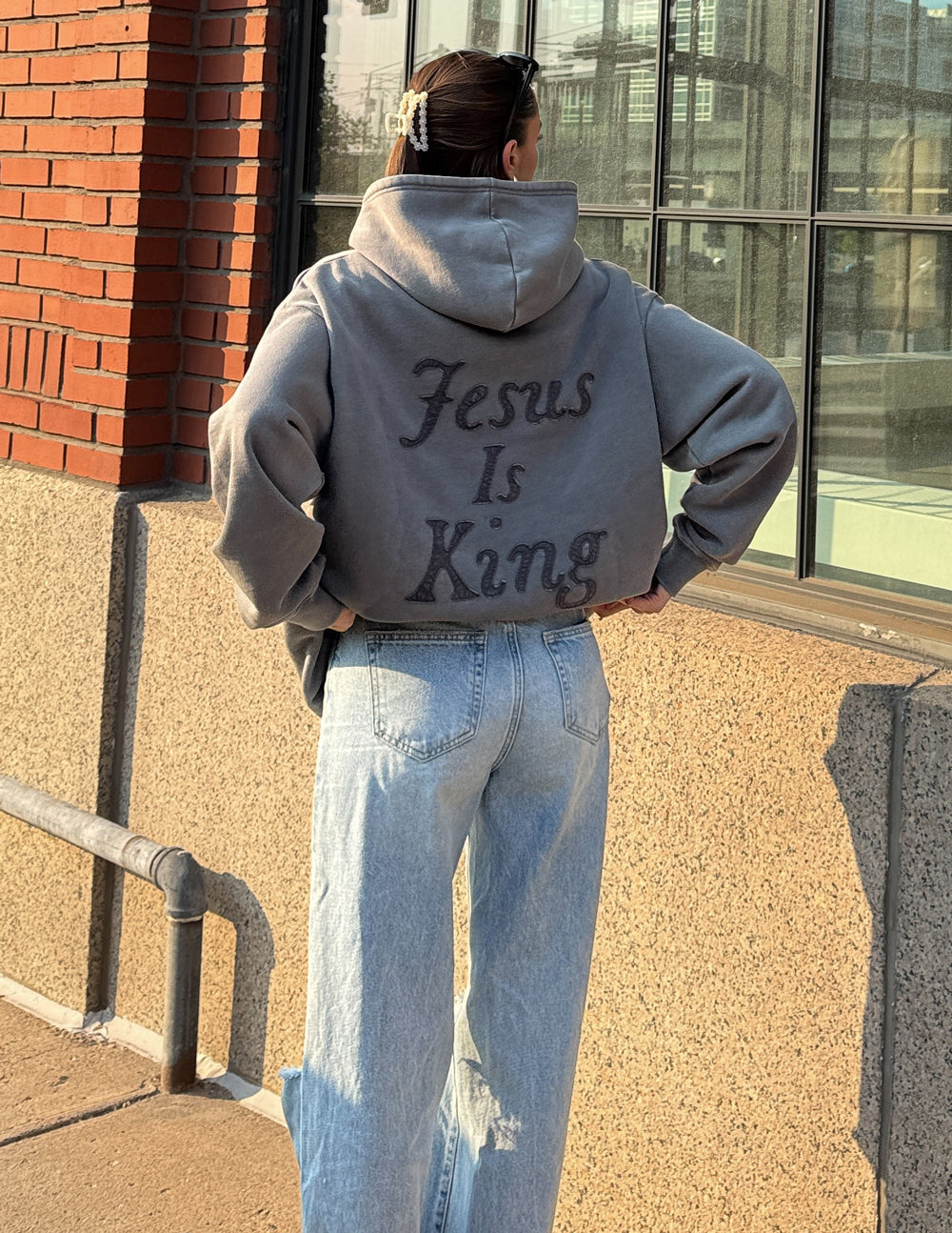 Not Sorry — Jesus Is King Unisex Hoodie