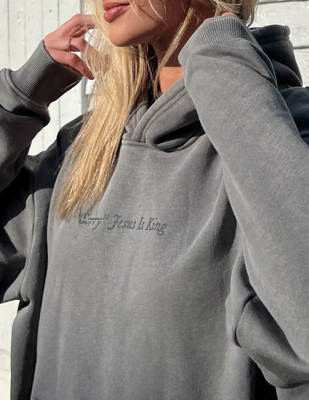 Not Sorry — Jesus Is King Unisex Hoodie