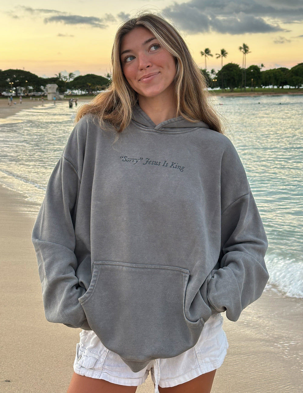 Not Sorry — Jesus Is King Unisex Hoodie
