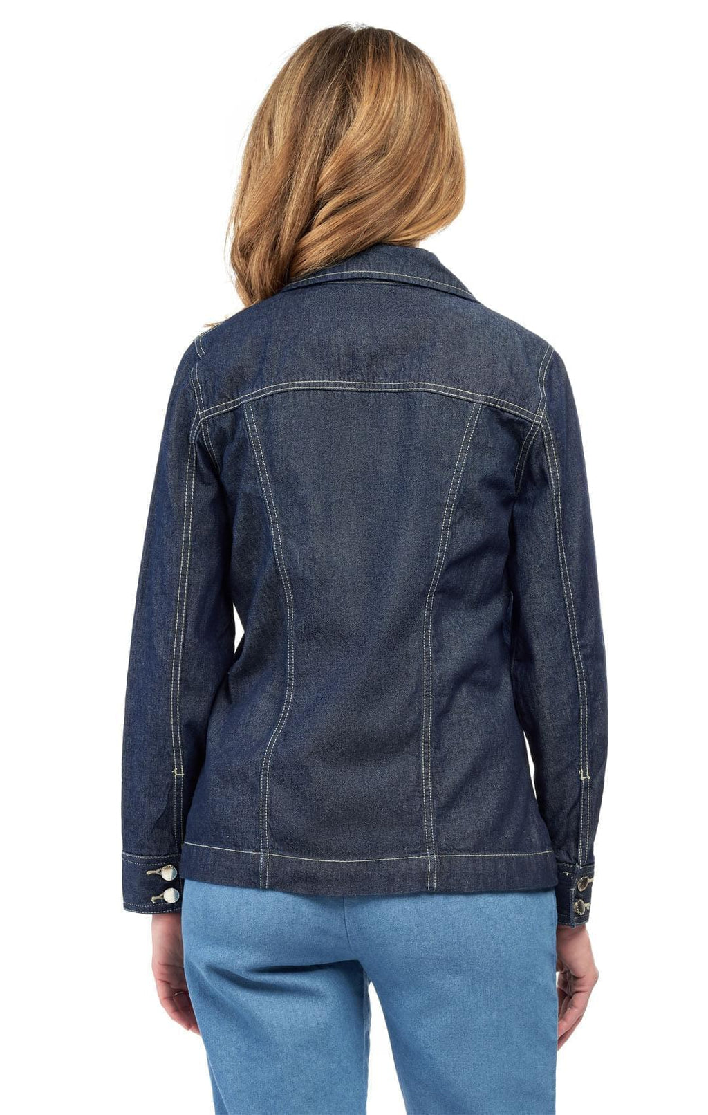 Classic Button Front Denim Jacket