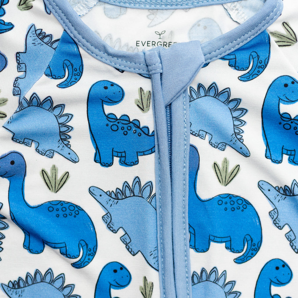 Baby Bamboo Zippered Romper