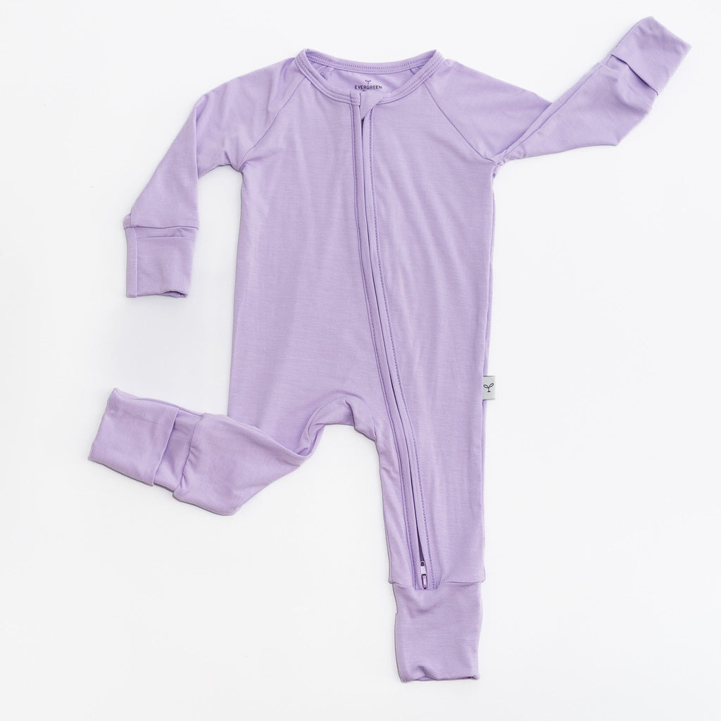 Baby Bamboo Zippered Romper