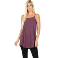 Reversible Spaghetti Strap Tank - Eggplant