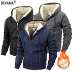Thick Fleece Hooded Jacket