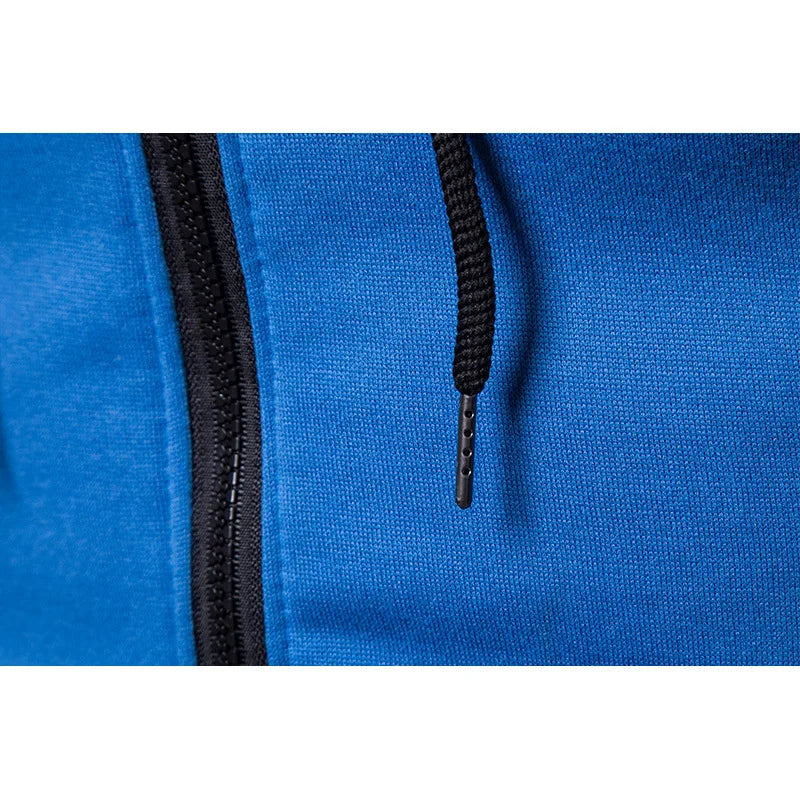 Polka Dot Pocket Zip Hoodie