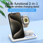 LED 3-in-1 Wireless Charging Station