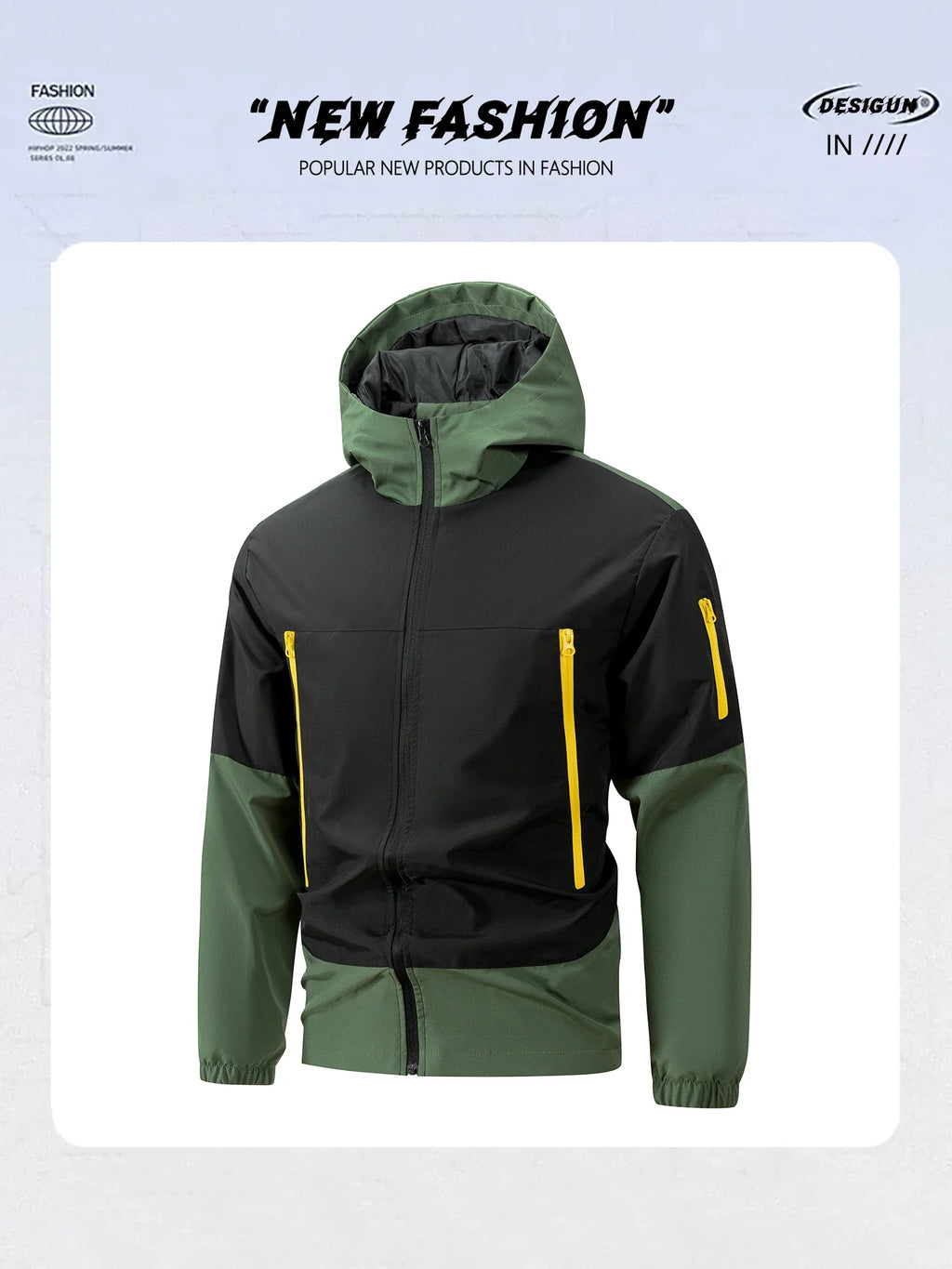 Windproof Hooded Outdoor Jacket