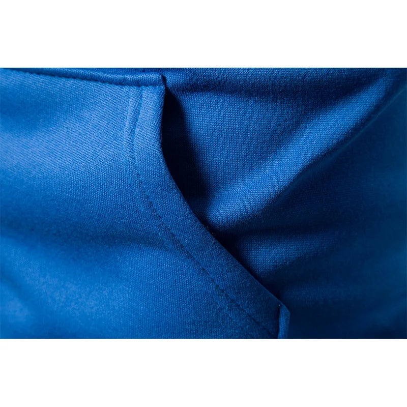 Polka Dot Pocket Zip Hoodie