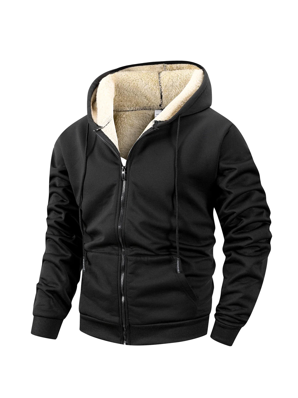 Thick Fleece Hooded Jacket