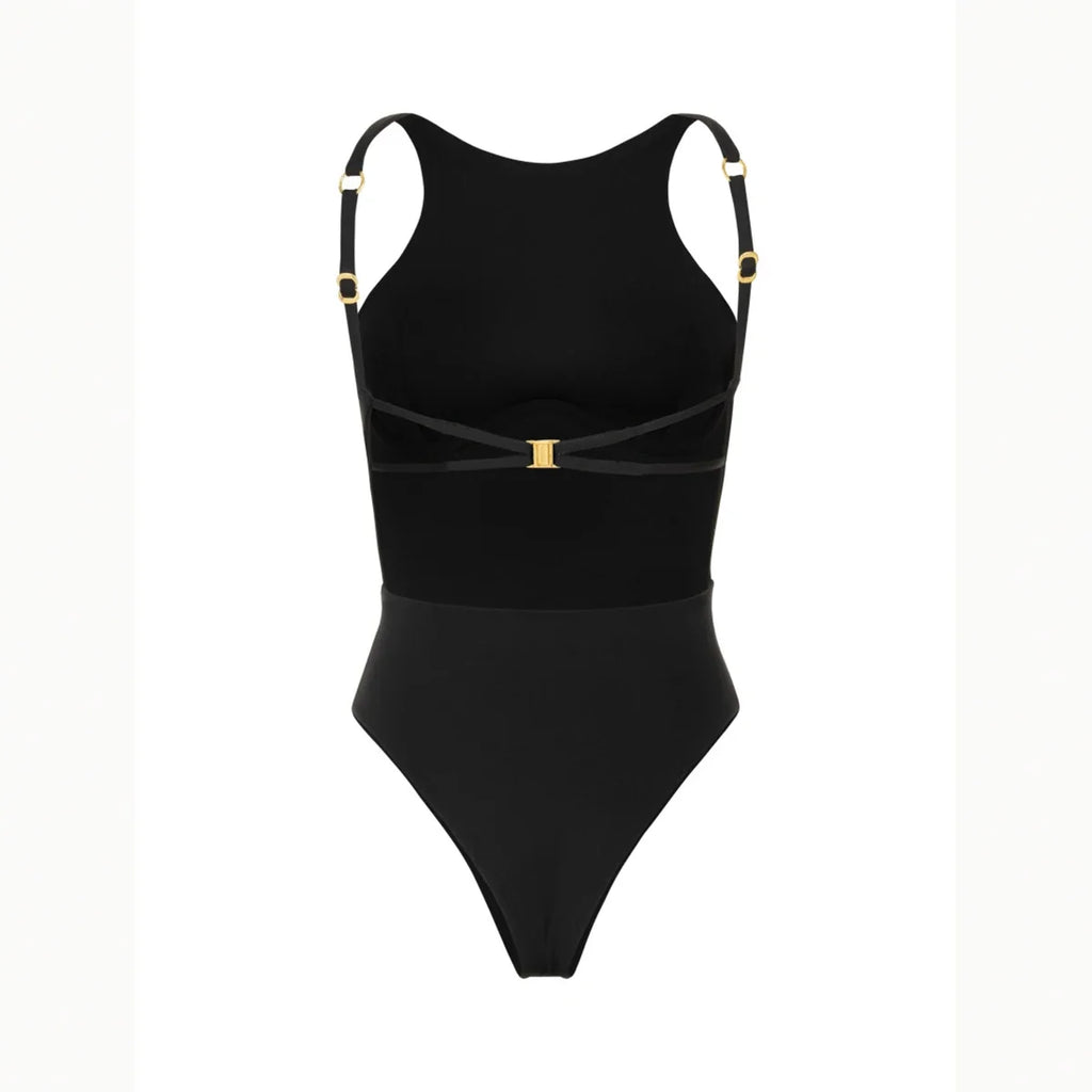 Push Up 2025 Sexy Women One Piece Swimsuit Female Swimwear Halter Biquini Belt Monokini Swimming Suit Bathing Suit Beachwear
