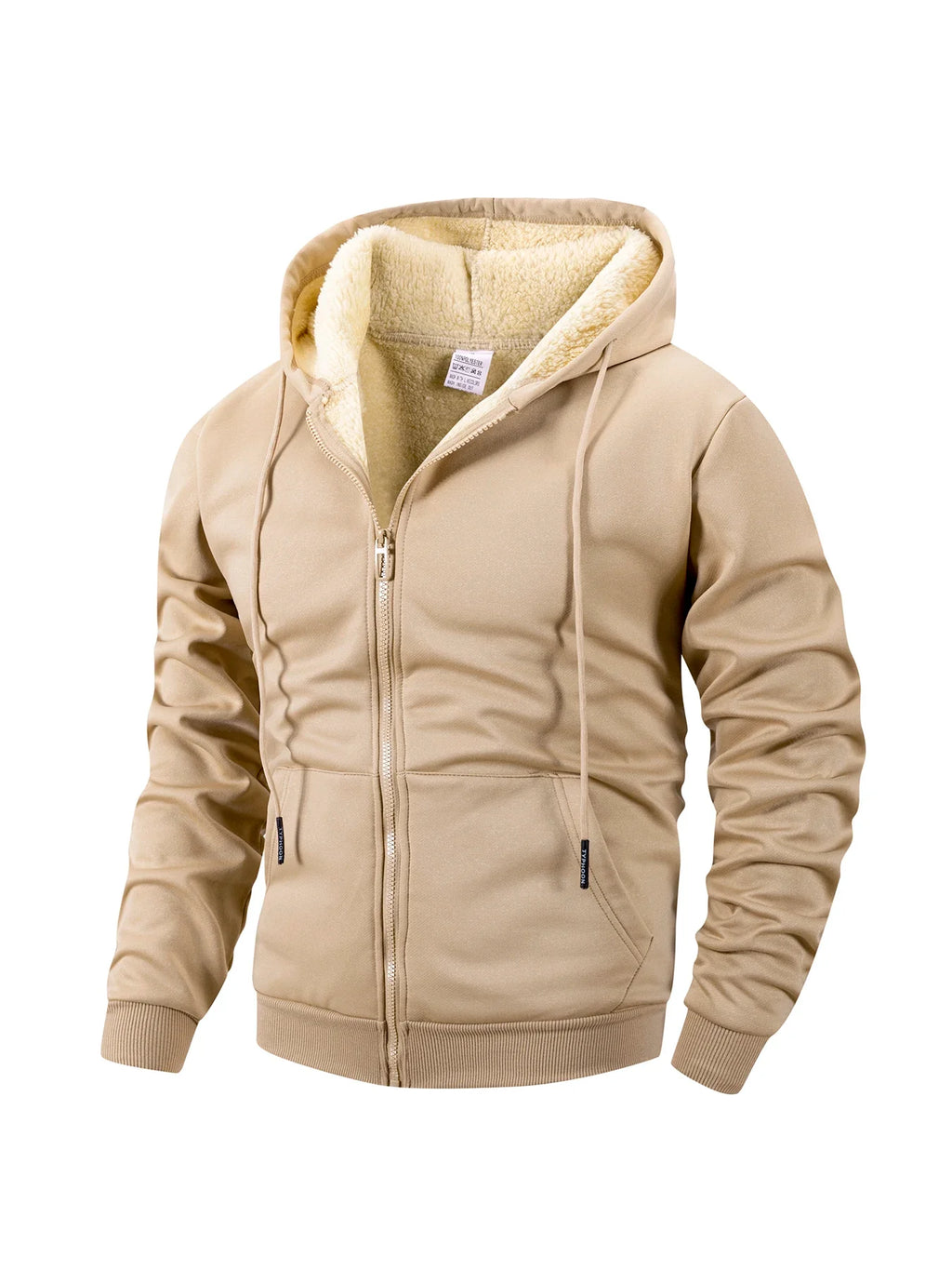 Thick Fleece Hooded Jacket