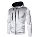 Polka Dot Pocket Zip Hoodie