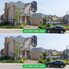 Dual-Lens 4MP 8MP Outdoor PTZ Camera