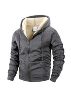 Thick Fleece Hooded Jacket