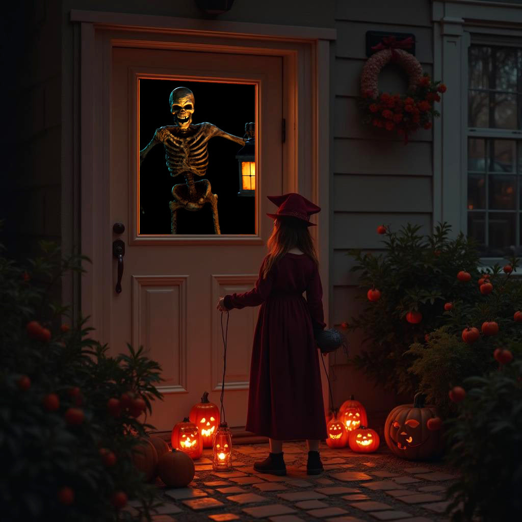 AtmosFX® Spooky Halloween Hollusion Digital Decoration on USB Includes 8 Atmosfx Video Effects for Hallloween