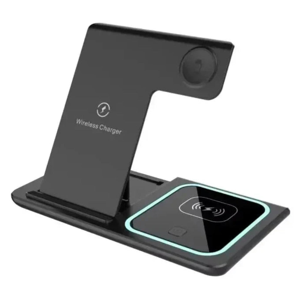 LED 3-in-1 Wireless Charging Station