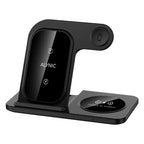 LED 3-in-1 Wireless Charging Station