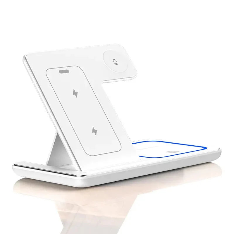 LED 3-in-1 Wireless Charging Station