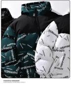 Men Winter Parka – Thick Warm Cotton-Padded Hooded Coat