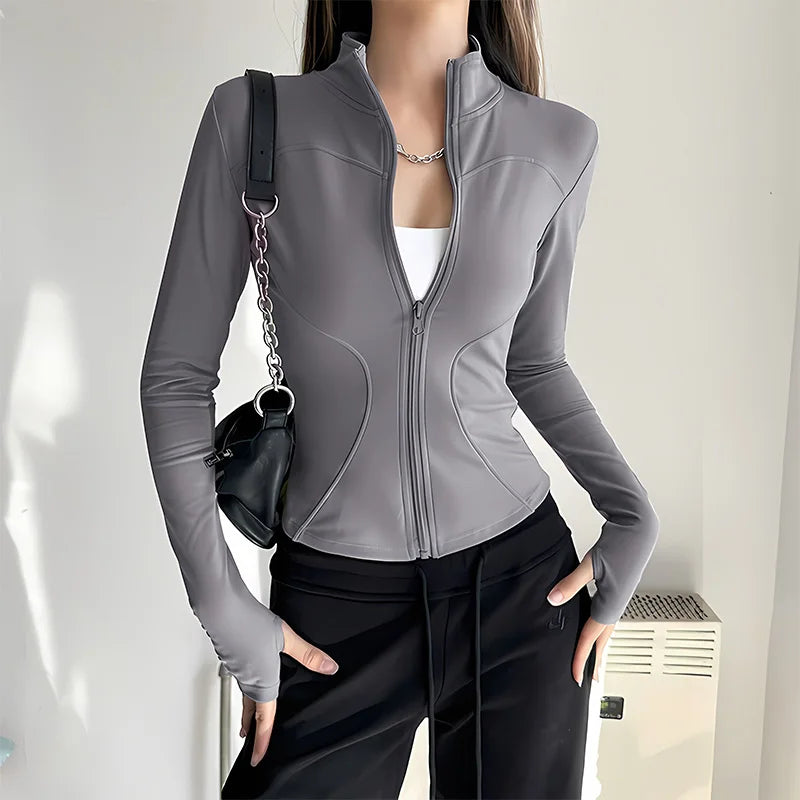 Quick-Dry Pilates Running Jacket