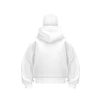 Men's Balaclava Zip Hoodie, Winter Warm Face Mask Hooded Jacket