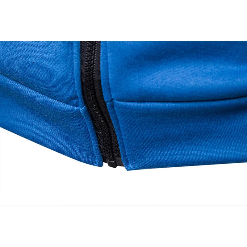 Polka Dot Pocket Zip Hoodie