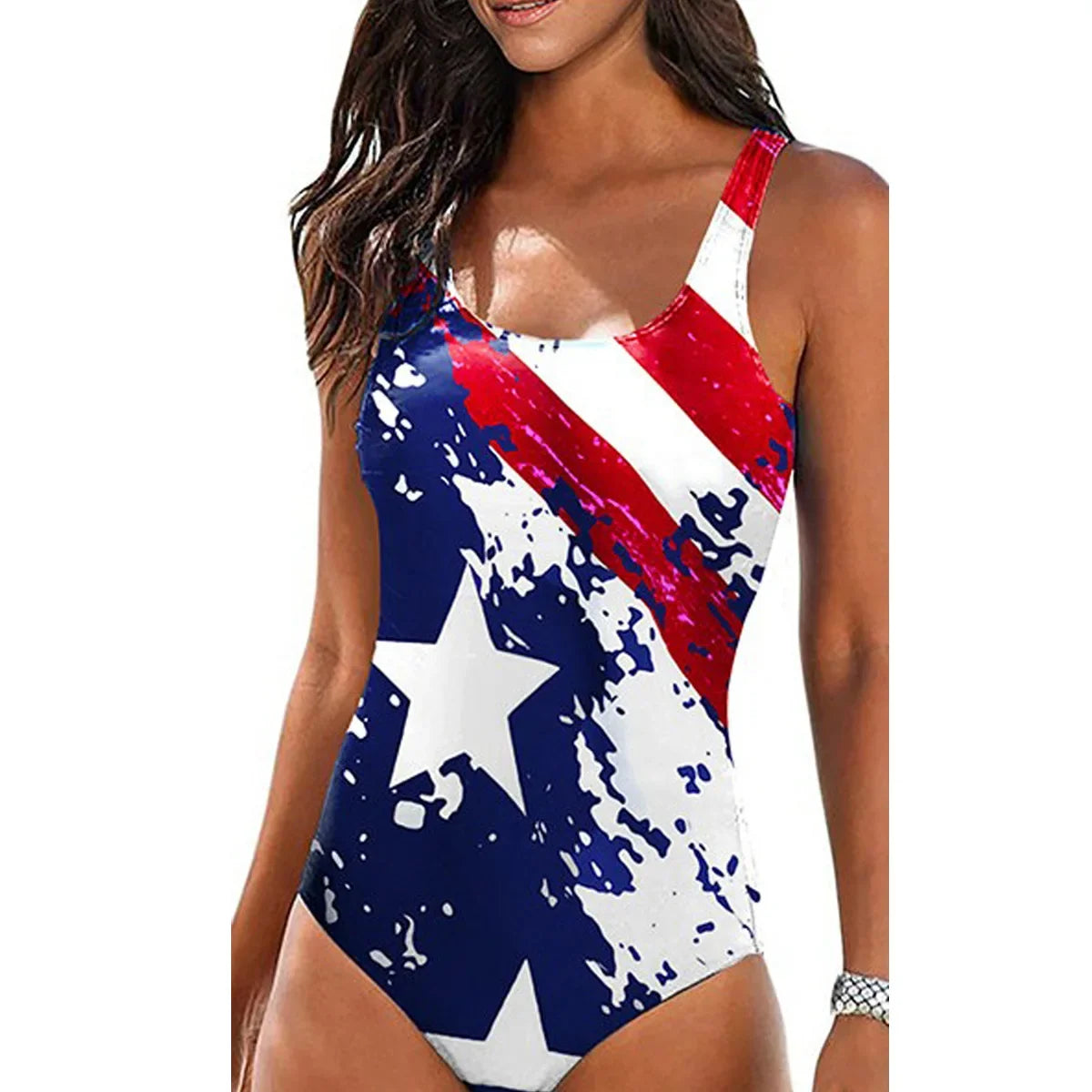 Criss Cross Back One-Piece Swimsuit