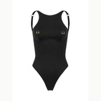 Push Up 2025 Sexy Women One Piece Swimsuit Female Swimwear Halter Biquini Belt Monokini Swimming Suit Bathing Suit Beachwear