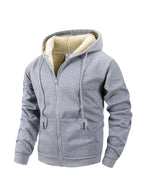 Thick Fleece Hooded Jacket