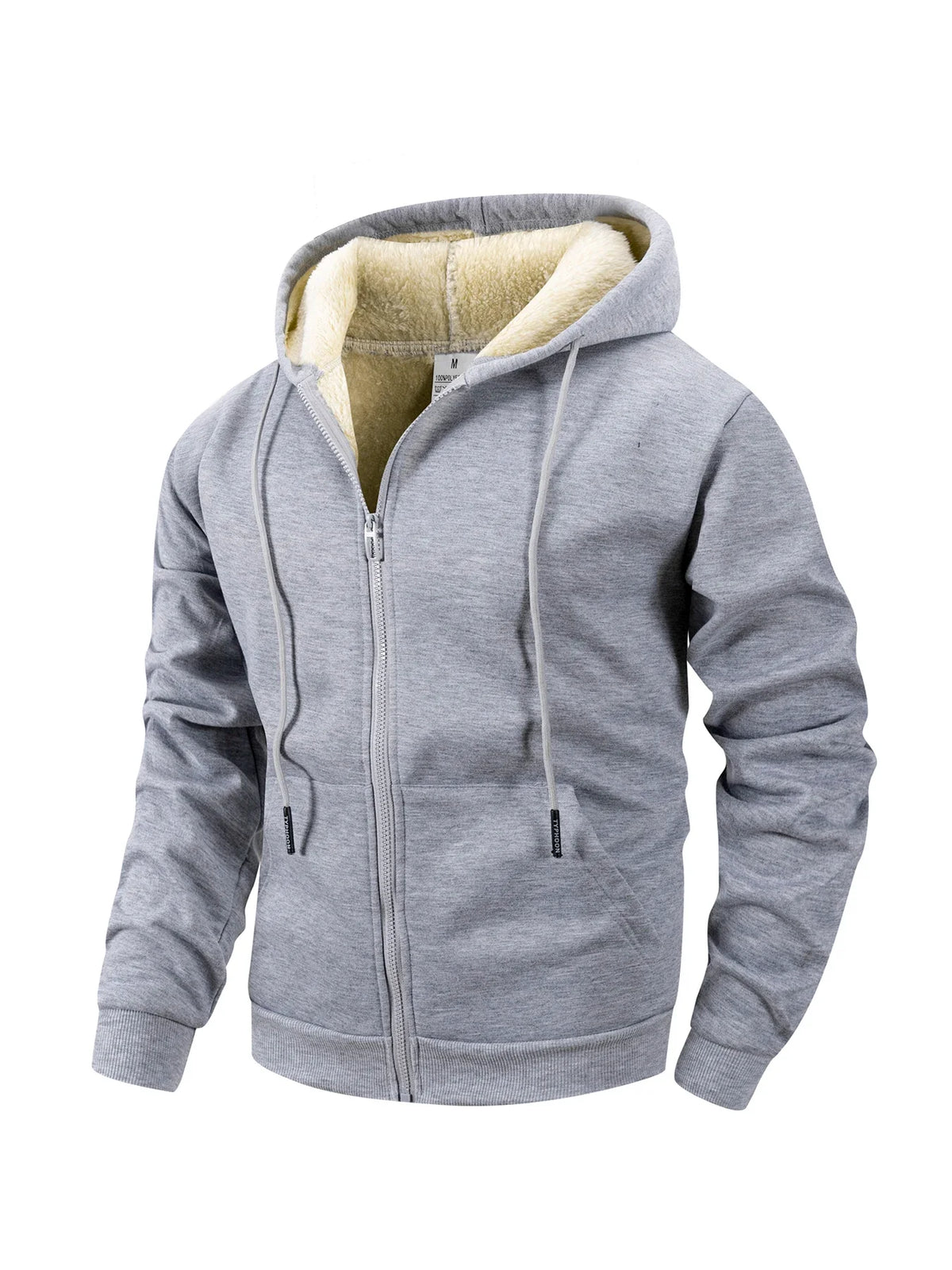 Thick Fleece Hooded Jacket
