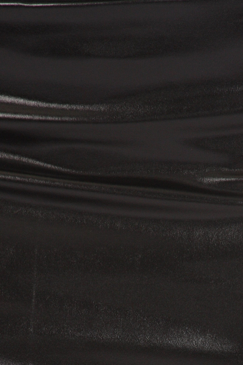 Shiny Metallic High Waist Pencil Skirt