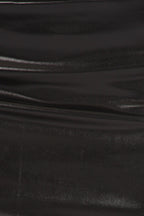 Shiny Metallic High Waist Pencil Skirt