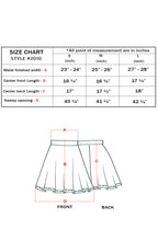 Liquid Metallic Flared Mini Skater Skirt