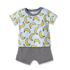 Banana Bamboo T-Shirt Shorts Set