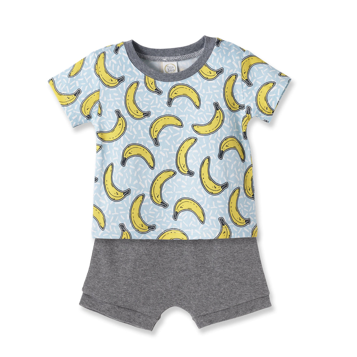 Banana Bamboo T-Shirt Shorts Set