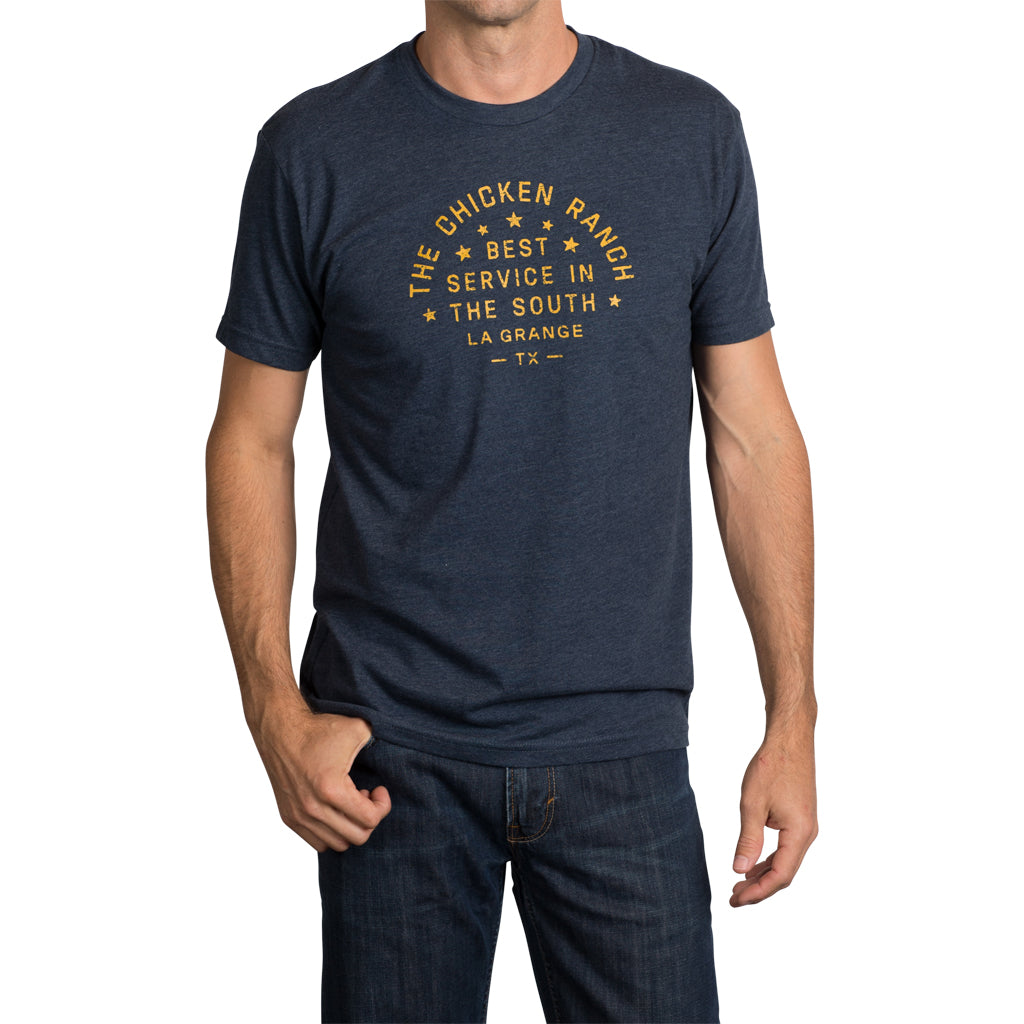 Chicken Ranch Navy Graphic T-Shirt