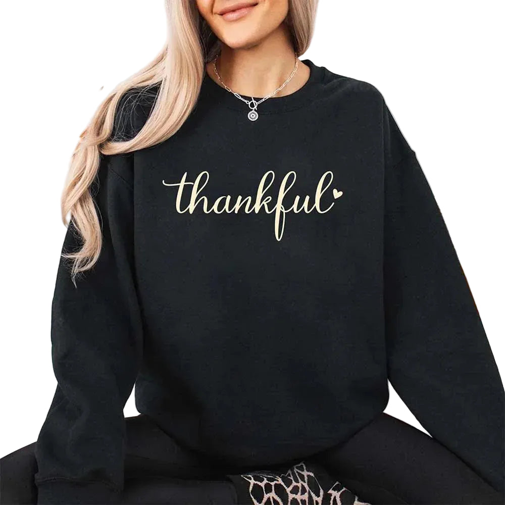 Thankful Fleece Crewneck Sweatshirt