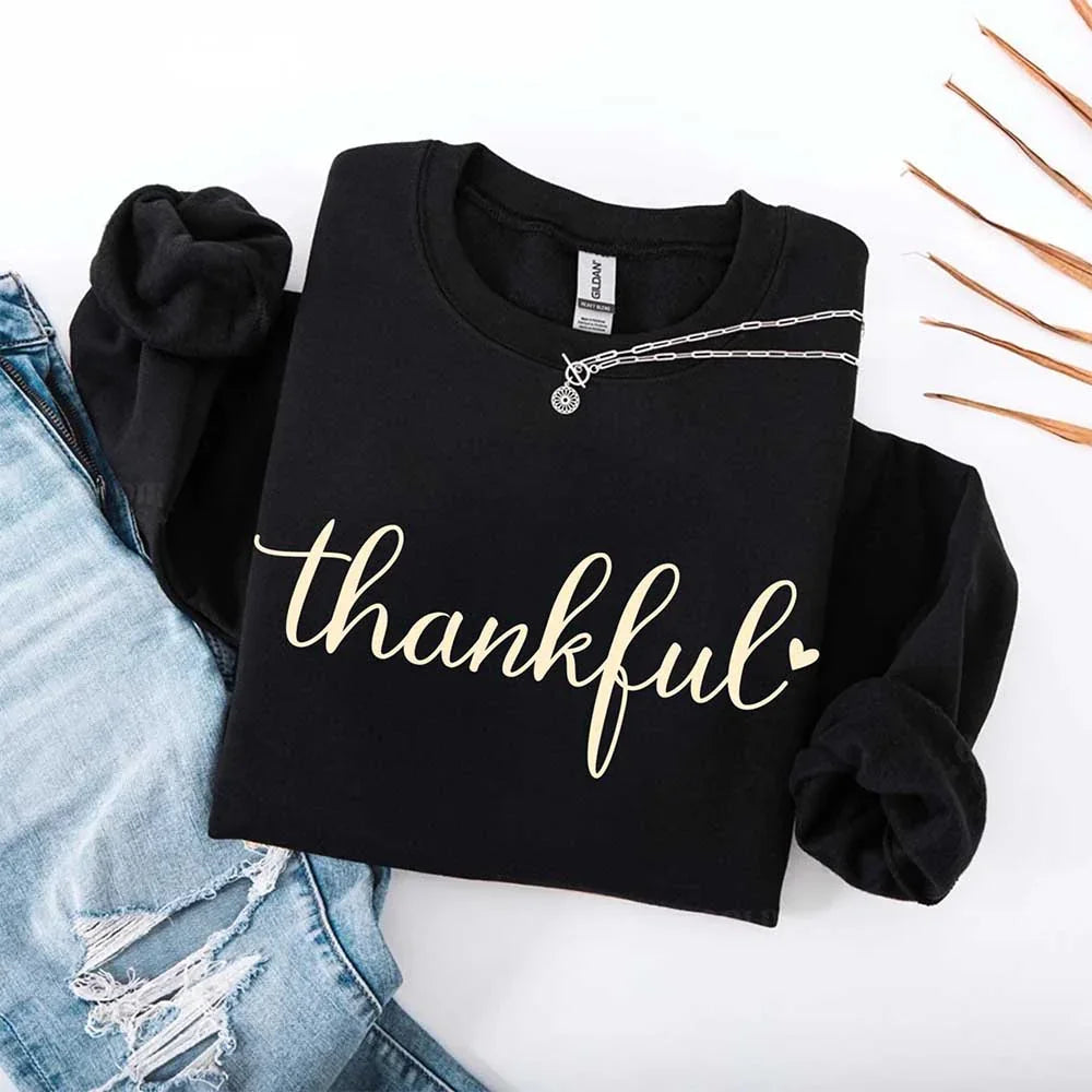 Thankful Fleece Crewneck Sweatshirt