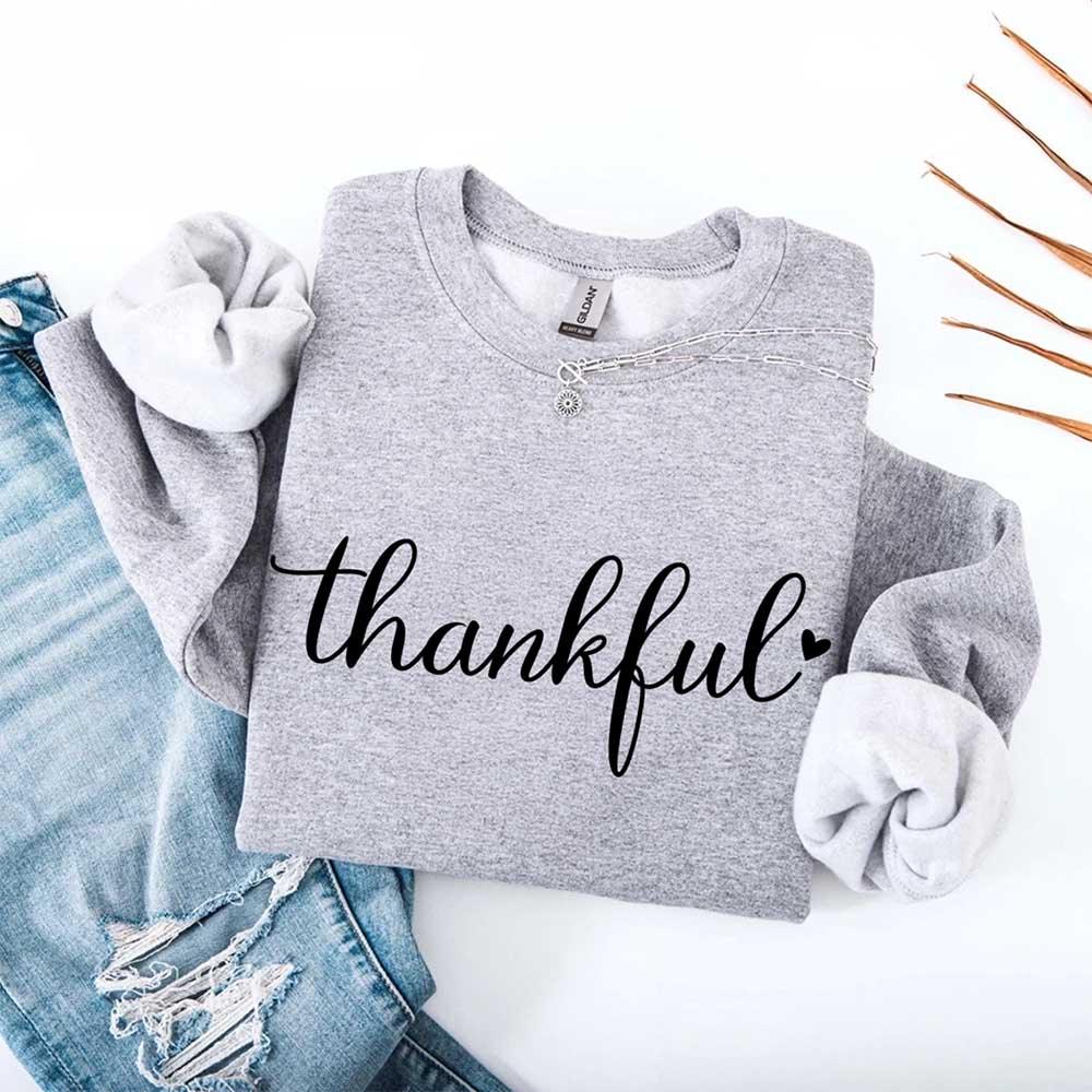 Thankful Fleece Crewneck Sweatshirt